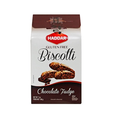 COOKIES - BISCOTTI CHOCOLATE FUDGE HADAR 196G K/P